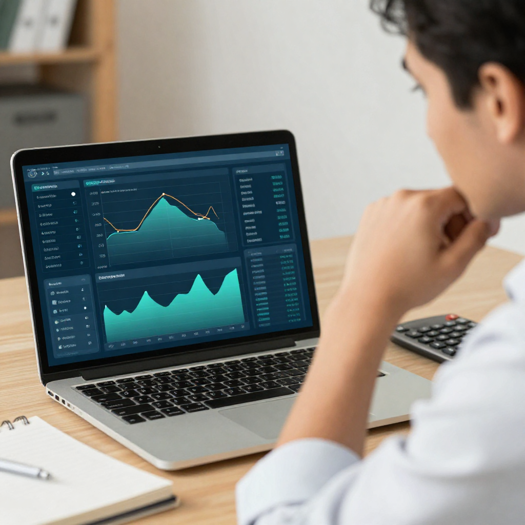 Founder reviewing financial capability